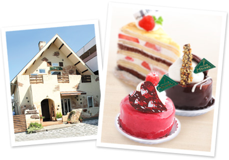 外観、スイーツ