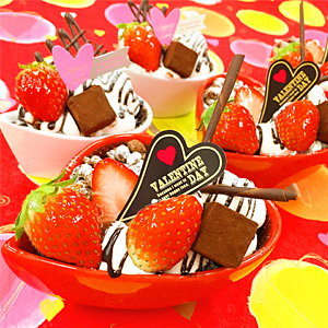 苺のフォンダンショコラ