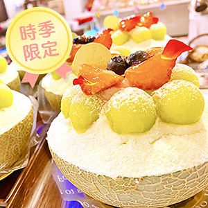 メロンショートケーキ